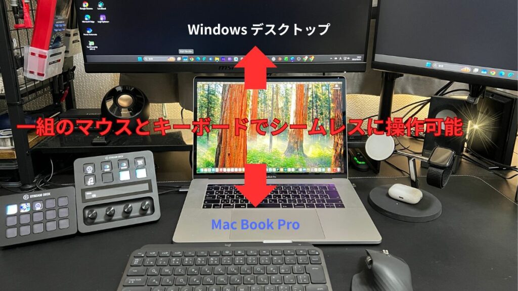 Logicool FlowでMacとWindowsをシームレスに行き来する作業環境