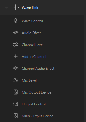 Wave Linkキーアクション