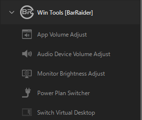 Win Toolsダイヤルアクション