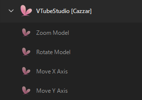 Vtube Studioダイヤルアクション